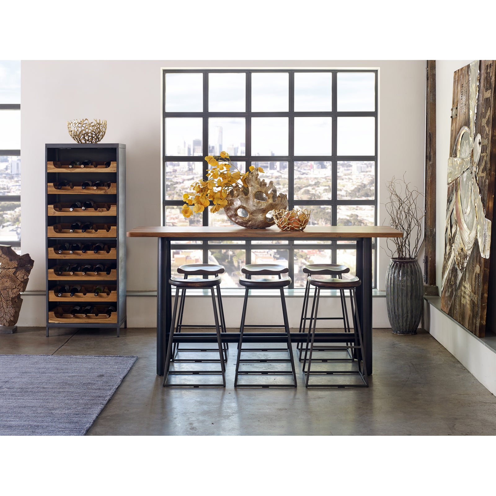 Moe's Home Collection - Craftsman Bar Table - UH-1016-24-0 | American Home Furniture