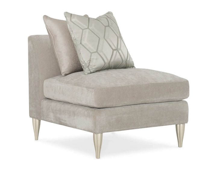 Fret Knot Armless Chair - AmericanHomeFurniture