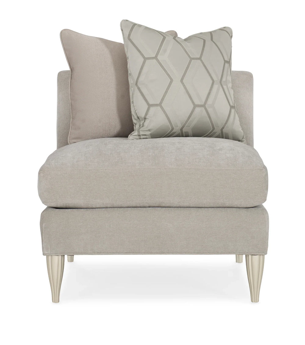 Fret Knot Armless Chair - AmericanHomeFurniture