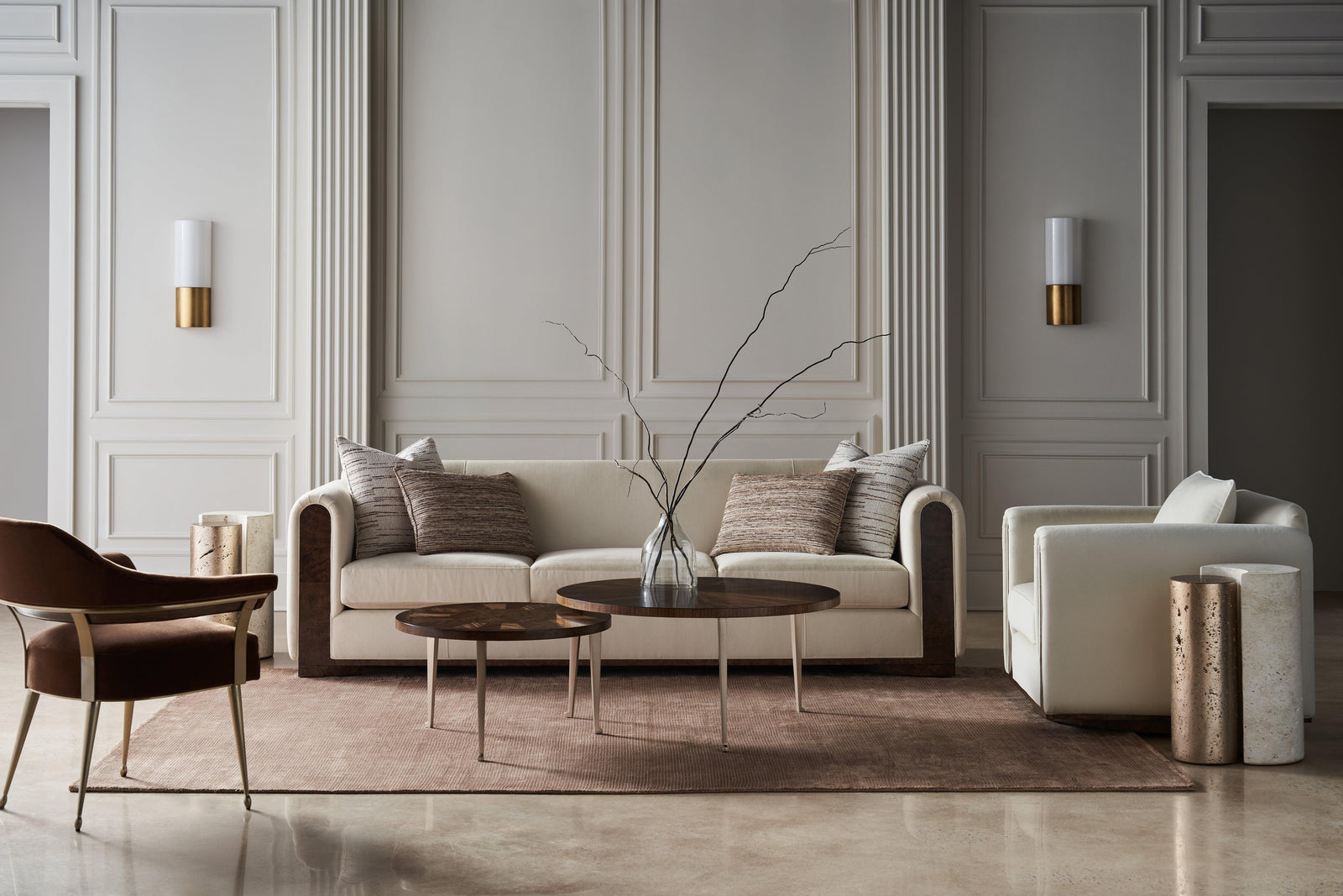 Caracole - Dimitri Sofa - UPH-022-011-A | American Home Furniture