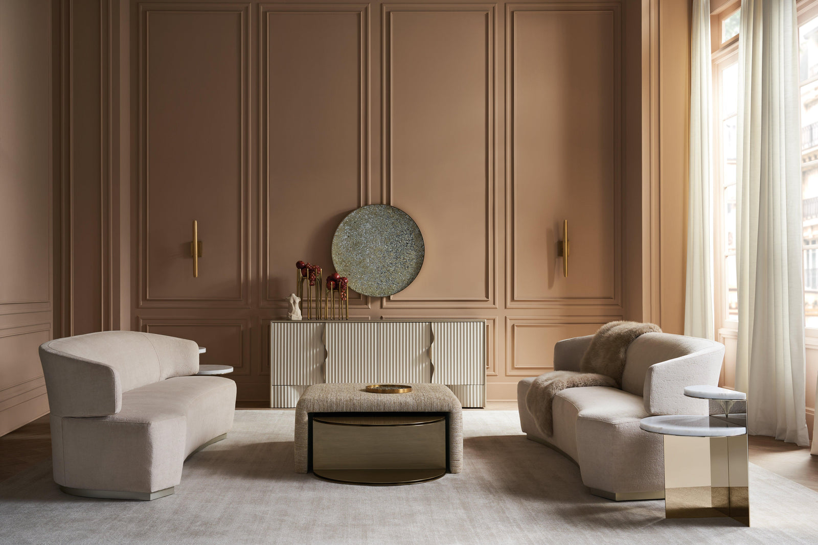 Caracole - Olympia Sofa - UPH-022-013-A | American Home Furniture