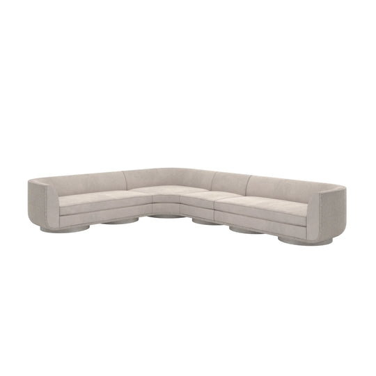 Caracole - Clipper 4Pc Sectional - UPH-023-SEC2-A | American Home Furniture