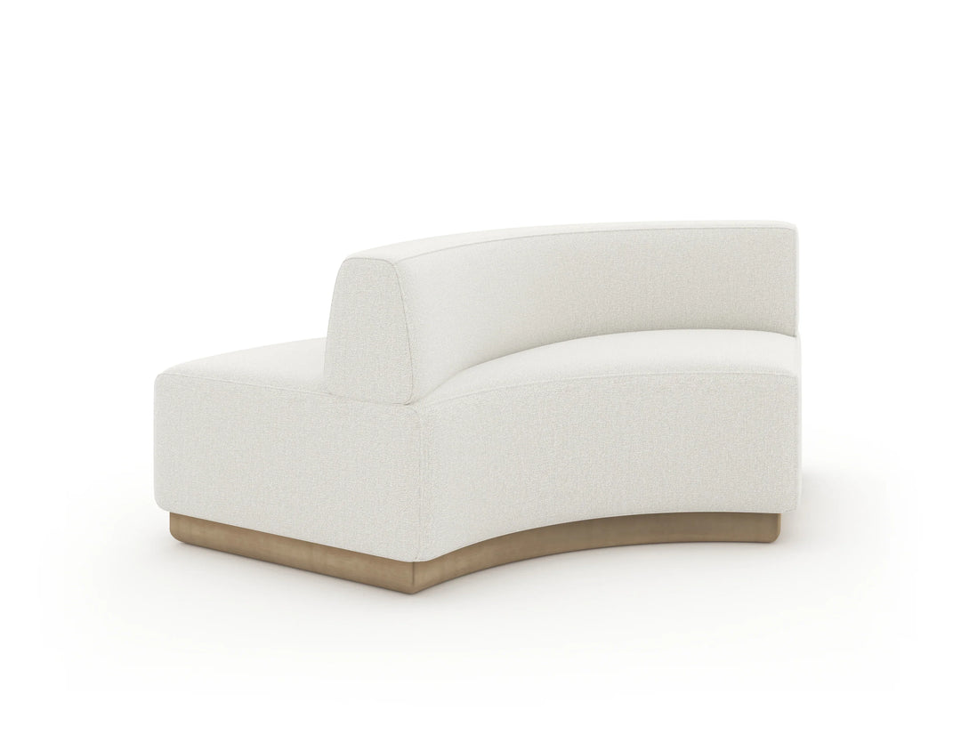 Crescent Armless Loveseat - AmericanHomeFurniture