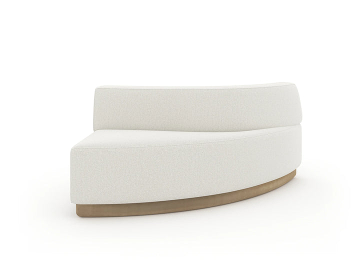 Crescent Armless Loveseat - AmericanHomeFurniture