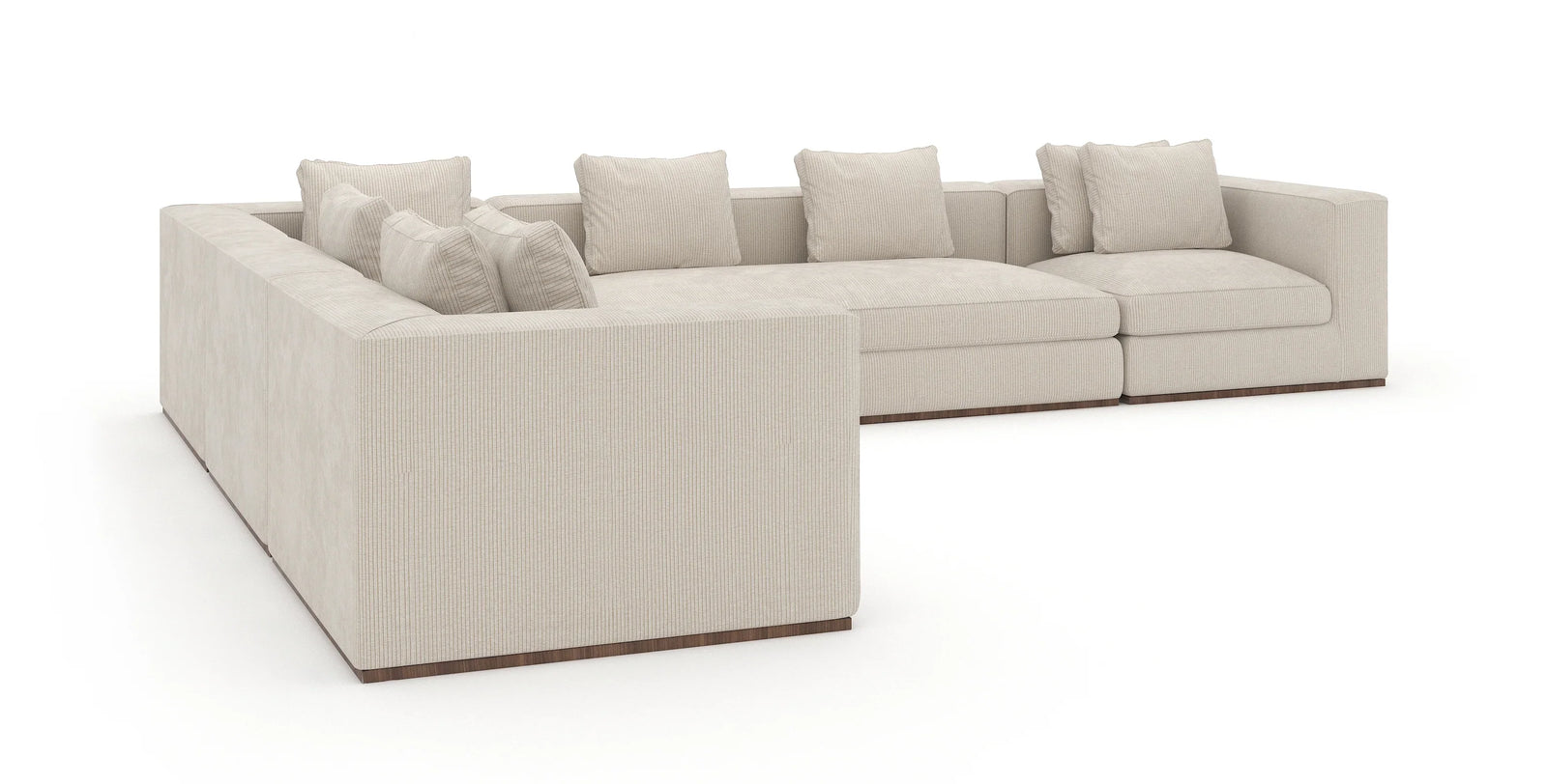 Caracole - Bello 5-Pc Sectional - UPH-024-SEC1-B | American Home Furniture