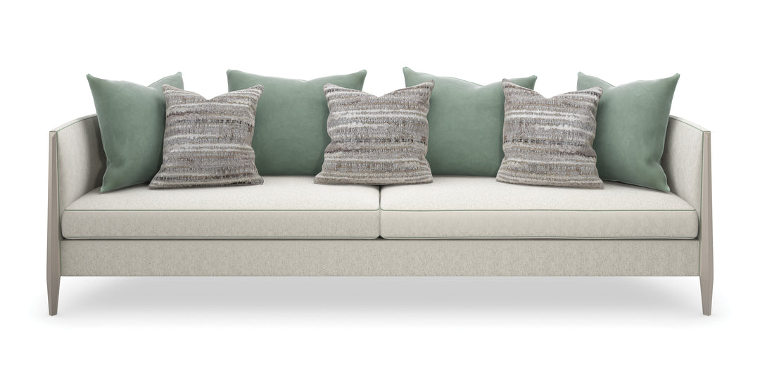 Piping Hot Sofa - Silver Shadow - AmericanHomeFurniture