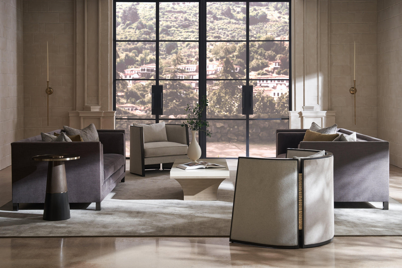 Caracole - Tuxedo Sofa - UPH-423-013-A | American Home Furniture