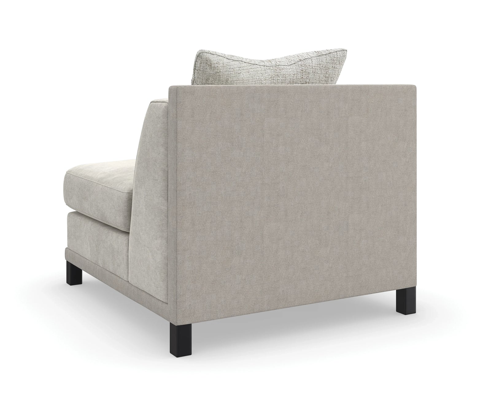 Caracole - Tuxedo Armless Chair - UPH-423-AS1-B | American Home Furniture