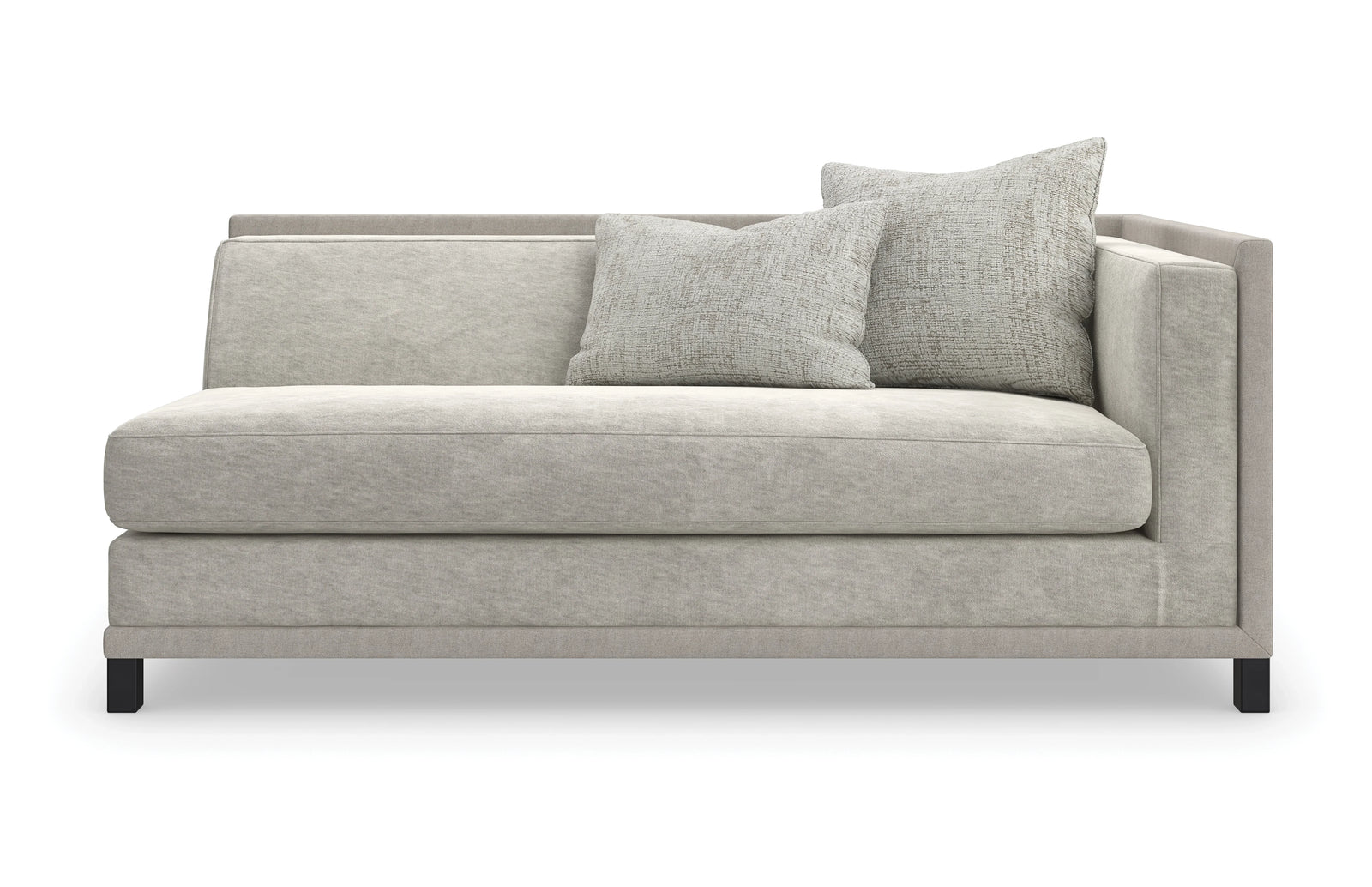 Caracole - Tuxedo RAF Sofa - UPH-423-RS1-B | American Home Furniture