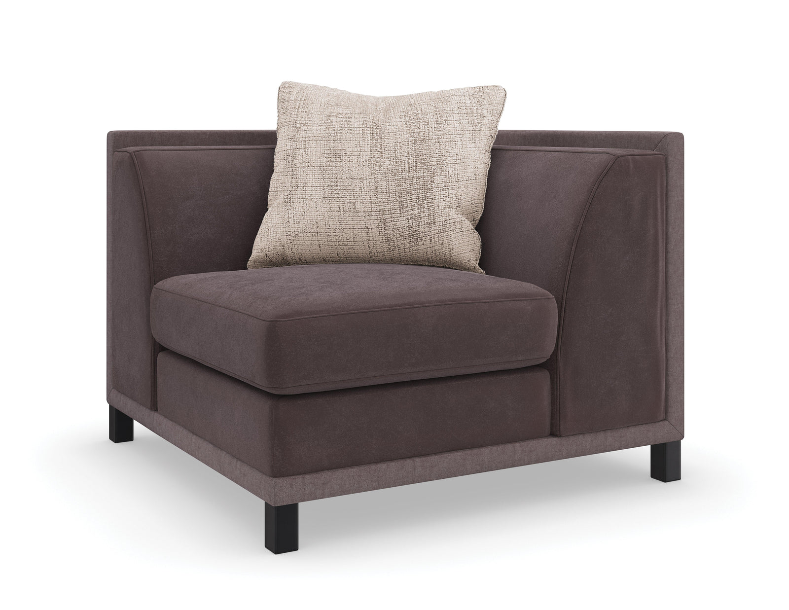 Caracole - Tuxedo Corner - UPH-423-WE1-A | American Home Furniture