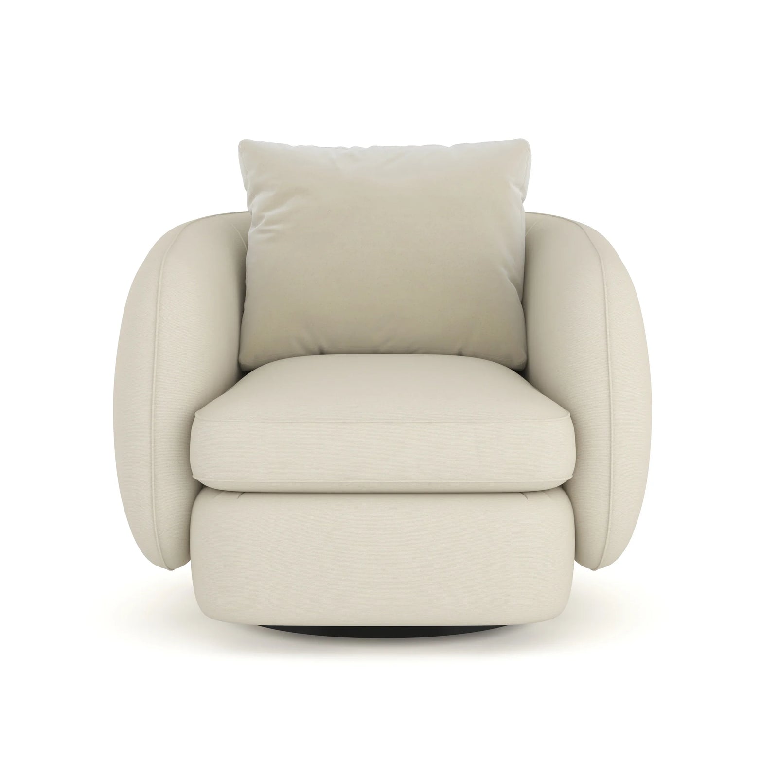 Caracole - Lumi Swivel Chair - UPH-424-032-A | American Home Furniture