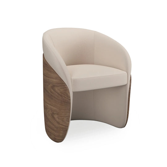 Caracole - Fleur Wood Back Dining Chair - UPH-425V-135-A | American Home Furniture
