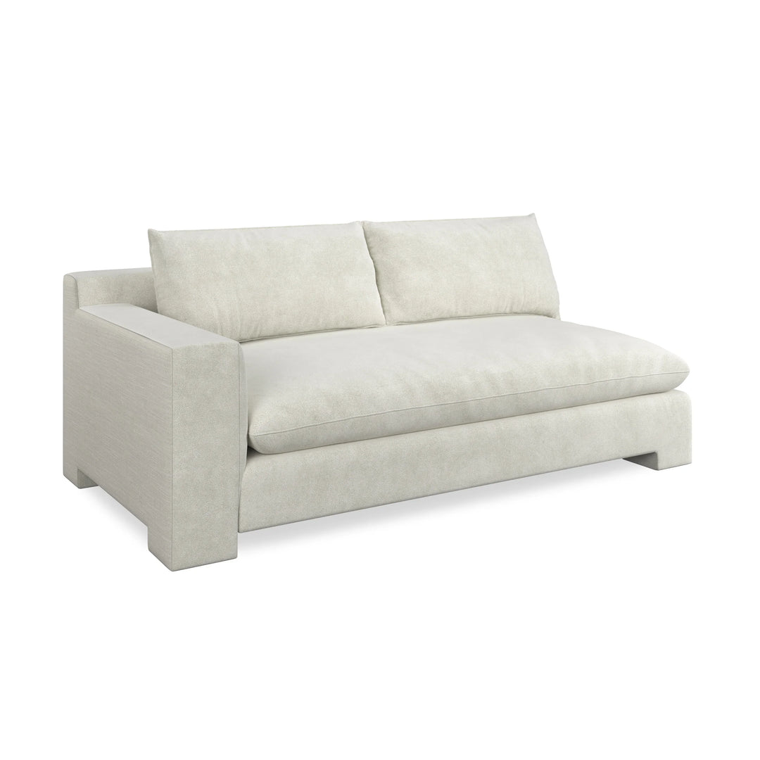 Devon LAF Loveseat Ivory - AmericanHomeFurniture