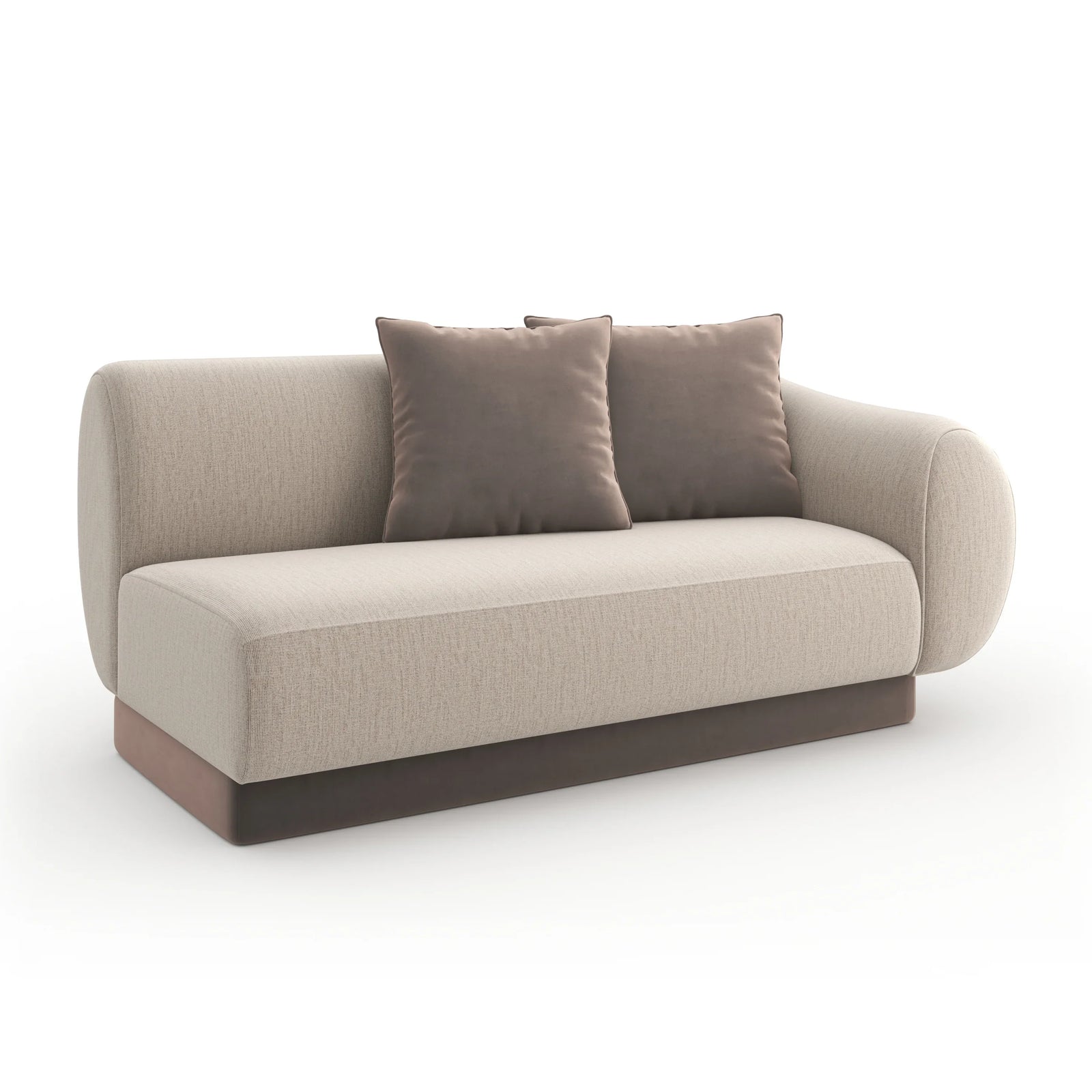 Caracole - Seta RAF Loveseat - UPH-425V-RL1-A | American Home Furniture