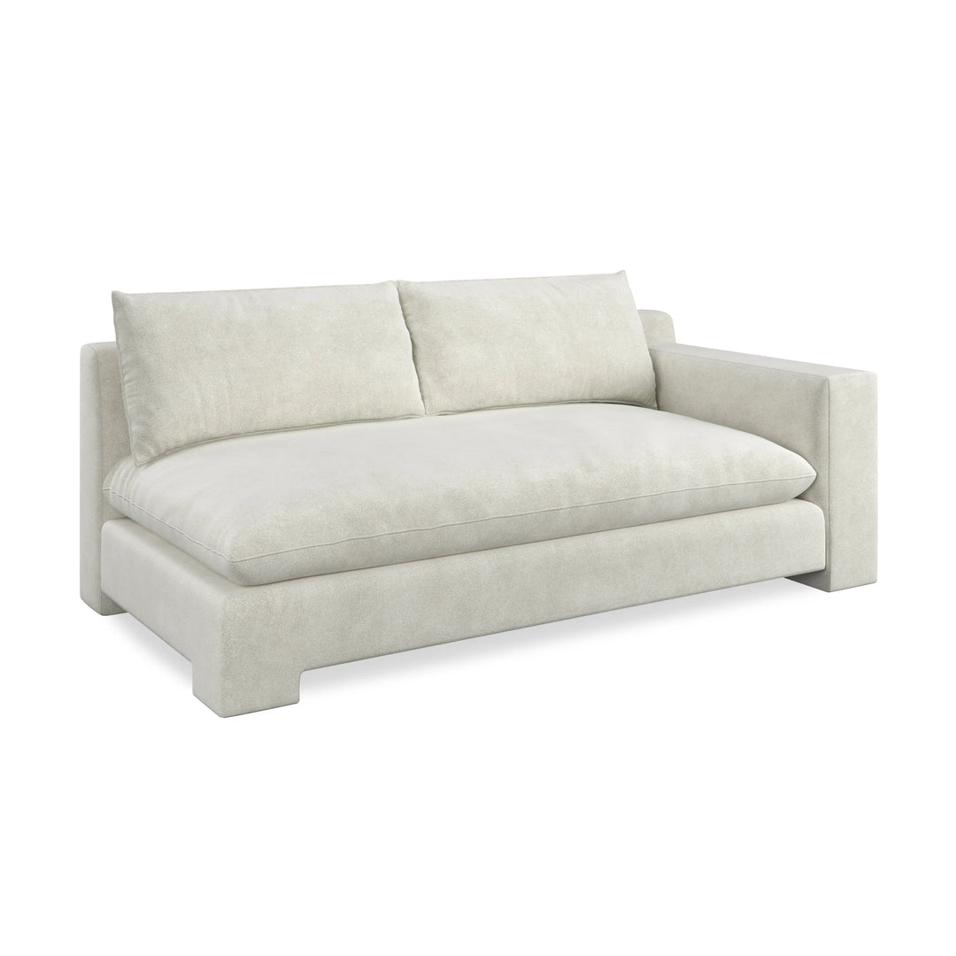 Devon RAF Loveseat Ivory - AmericanHomeFurniture