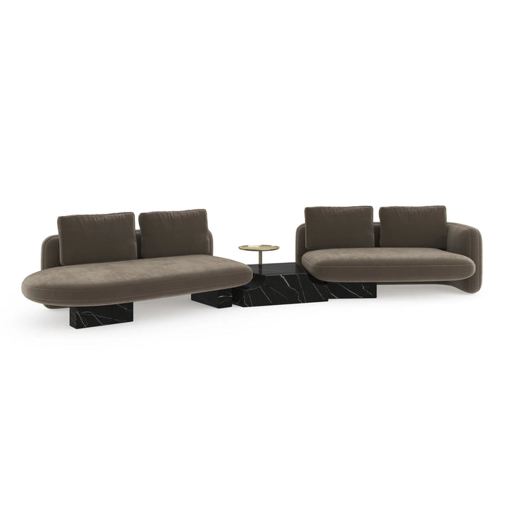 Overlap Left Bumper Sectional - AmericanHomeFurniture