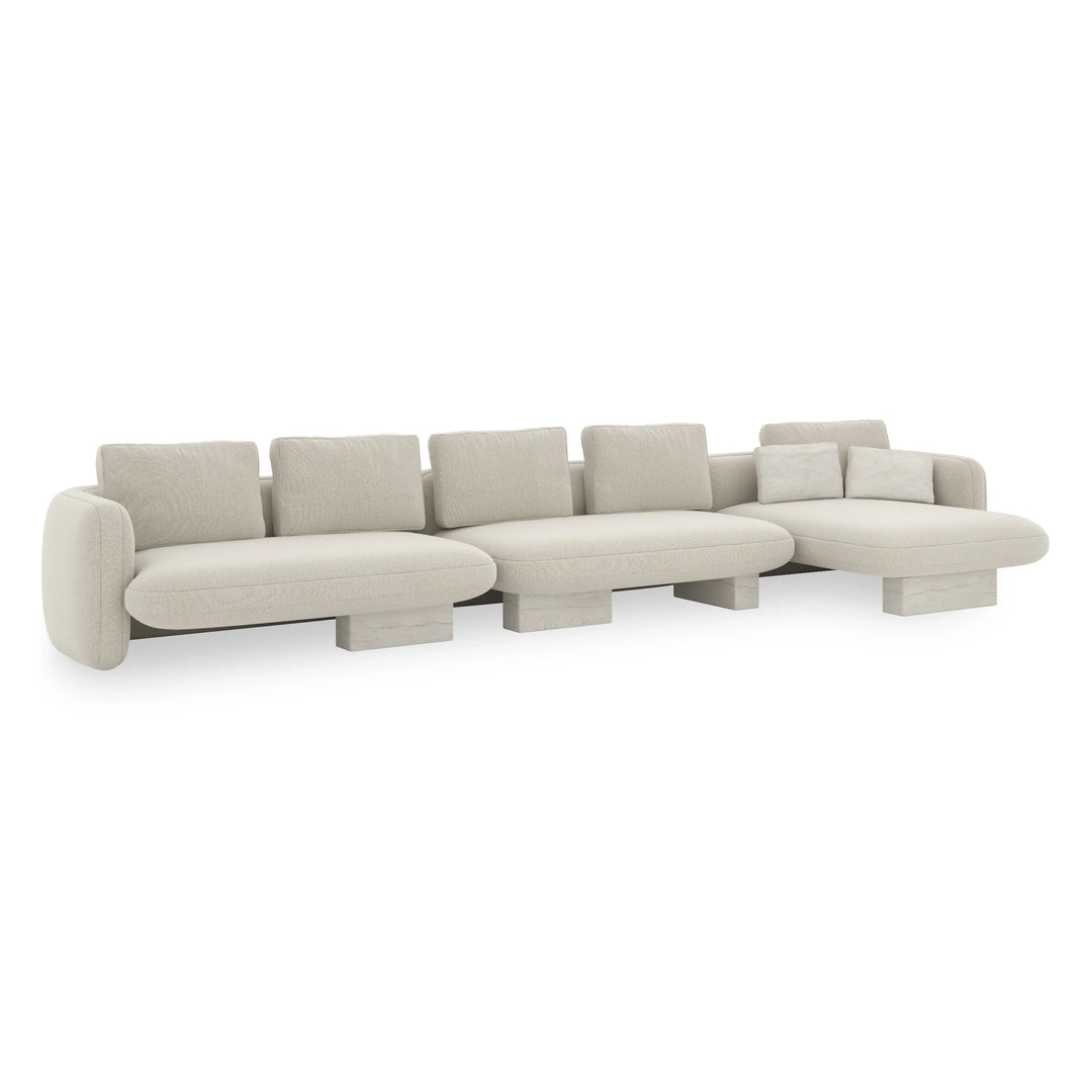 Overlap Right Chaise Sectional Large - AmericanHomeFurniture