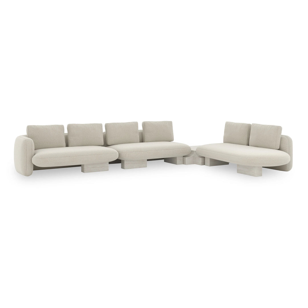 Overlap L Bumper Sectional - AmericanHomeFurniture