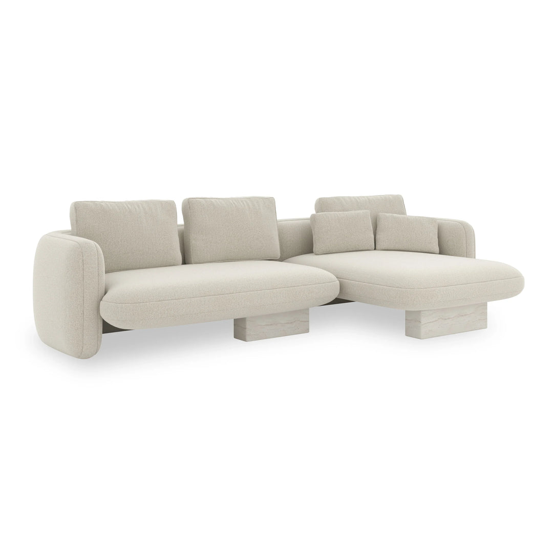 Overlap Right Chaise Sectional Small - AmericanHomeFurniture