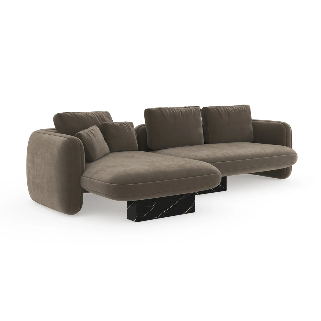 Overlap Left Chaise Sectional Small - AmericanHomeFurniture