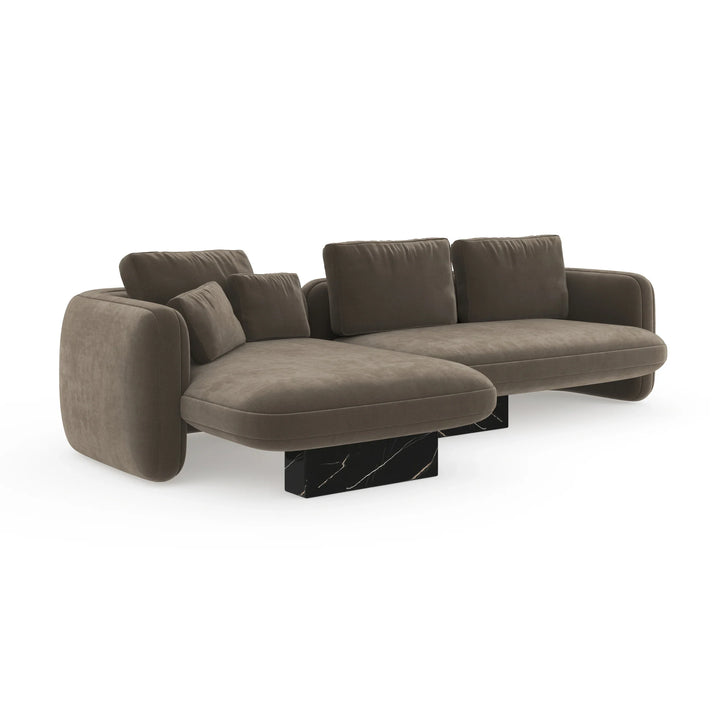 Overlap Left Chaise Sectional Small - AmericanHomeFurniture