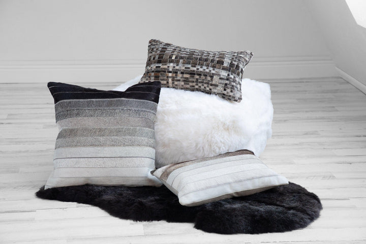 Cowhide Square Cushion - AmericanHomeFurniture