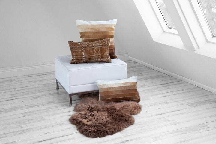 Cowhide Lumbar Cushion - AmericanHomeFurniture