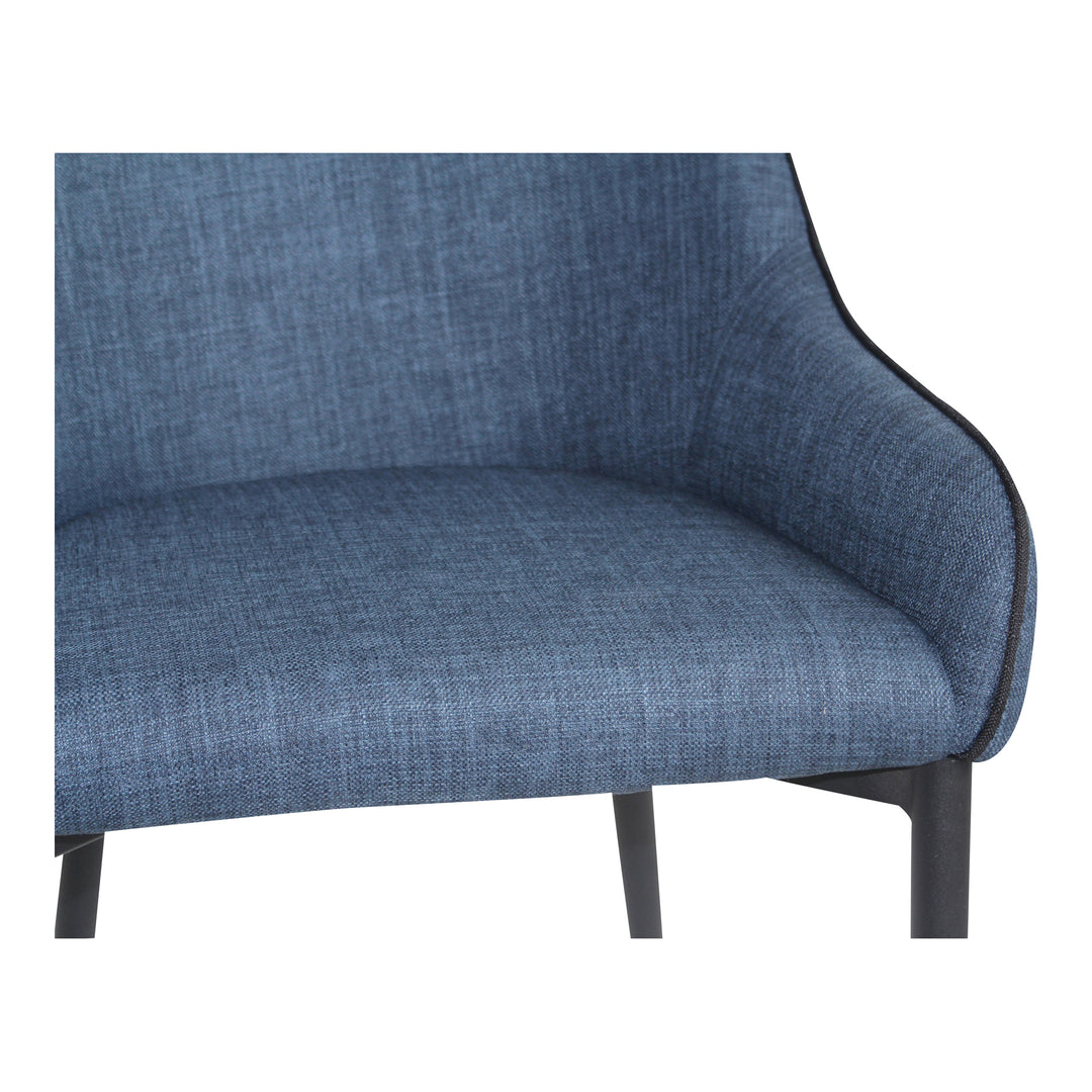 Moe's Home Collection - Lapis Dining Chair Dark Blue - Set of 2 - UU-1001-26 | American Home Furniture