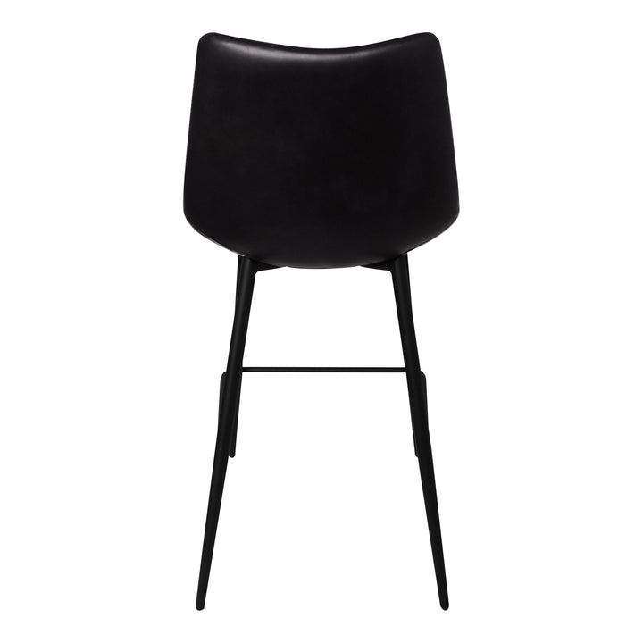 Moe's Home Collection - Alibi Counter Stool Matte Black - Set Of Two - UU-1002-02 | American Home Furniture