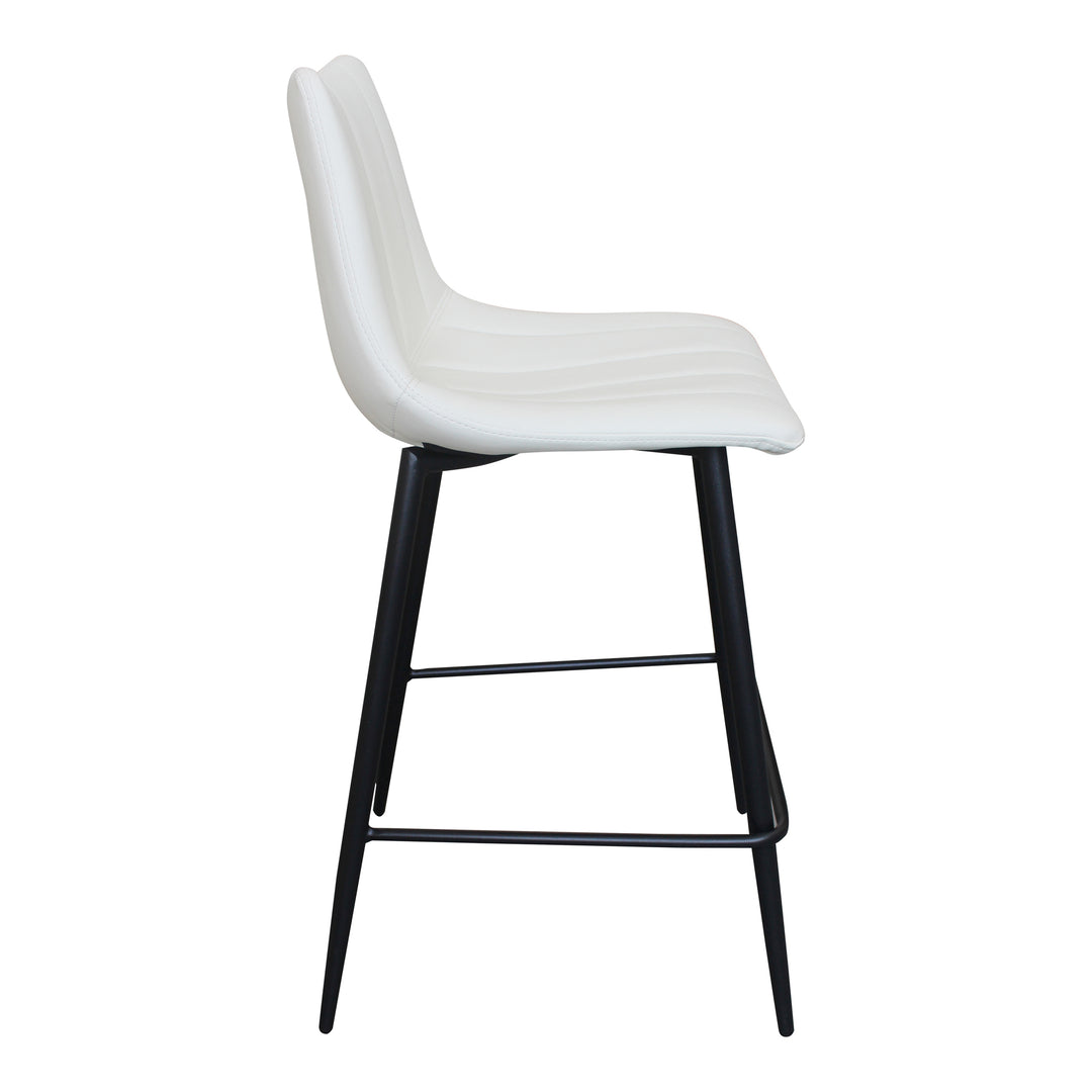 Moe's Home Collection - Alibi Counter Stool Ivory - Set Of Two - UU-1002-05 | American Home Furniture