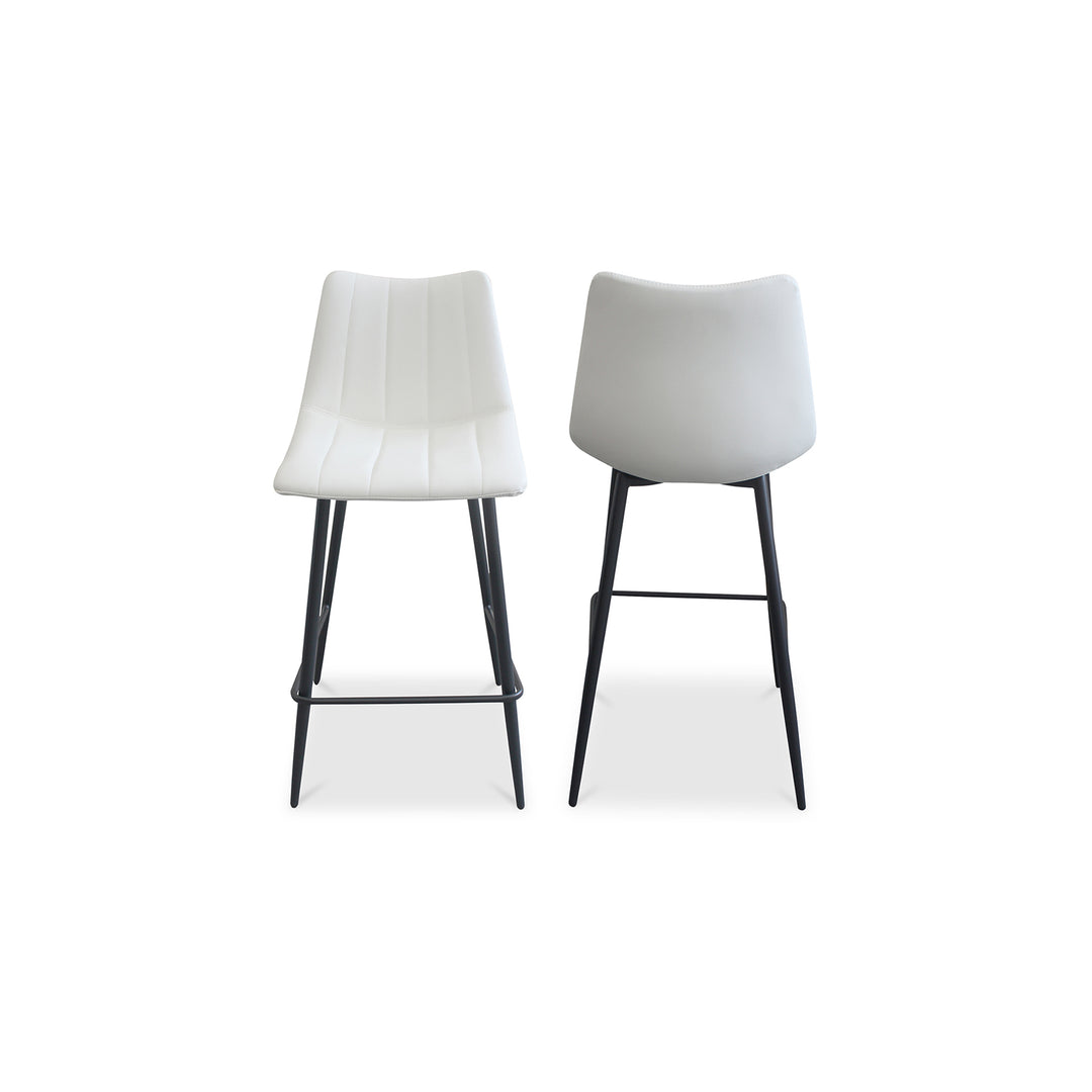 Moe's Home Collection - Alibi Counter Stool Ivory - Set Of Two - UU-1002-05 | American Home Furniture