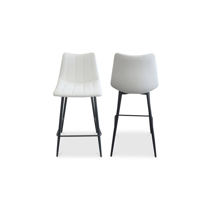 Moe's Home Collection - Alibi Counter Stool Ivory - Set Of Two - UU-1002-05 | American Home Furniture