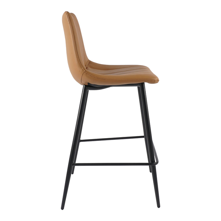 Moe's Home Collection - Alibi Counter Stool Tan - Set Of Two - UU-1002-21 | American Home Furniture