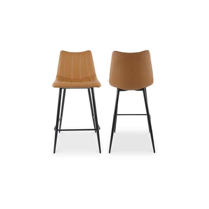 Moe's Home Collection - Alibi Counter Stool Tan - Set Of Two - UU-1002-21 | American Home Furniture