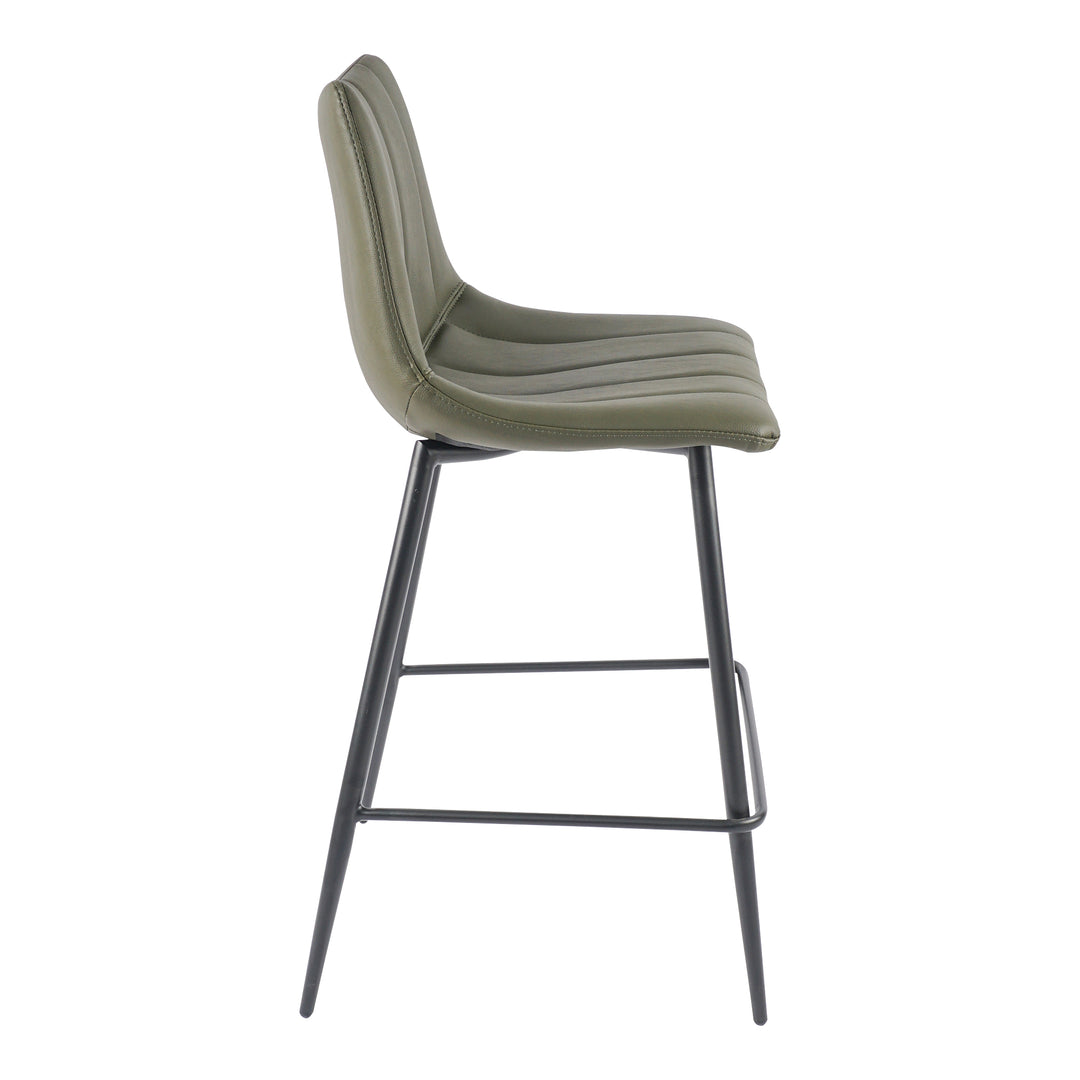 Moe's Home Collection - Alibi Counter Stool Dark Green - Set Of Two - UU-1002-27 | American Home Furniture
