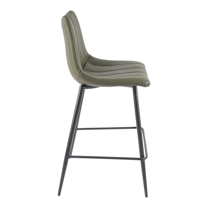 Moe's Home Collection - Alibi Counter Stool Dark Green - Set Of Two - UU-1002-27 | American Home Furniture