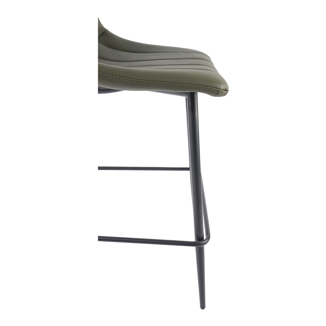 Moe's Home Collection - Alibi Counter Stool Dark Green - Set Of Two - UU-1002-27 | American Home Furniture