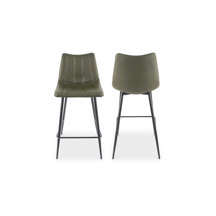 Moe's Home Collection - Alibi Counter Stool Dark Green - Set Of Two - UU-1002-27 | American Home Furniture