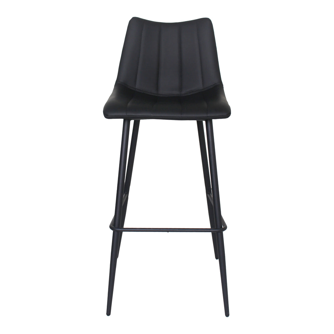 Moe's Home Collection - Alibi Barstool Matte Black - Set Of Two - UU-1003-02 | American Home Furniture