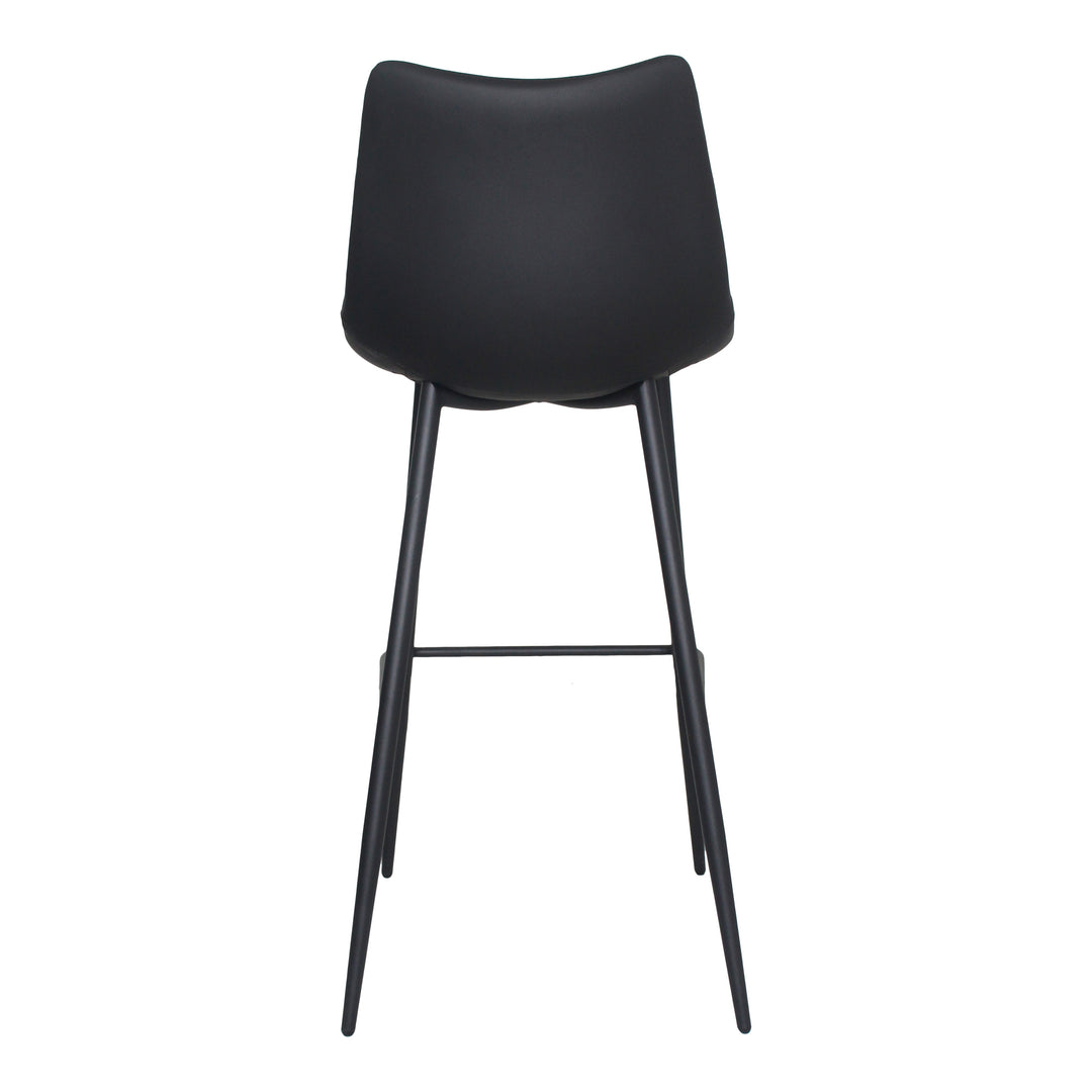 Moe's Home Collection - Alibi Barstool Matte Black - Set Of Two - UU-1003-02 | American Home Furniture
