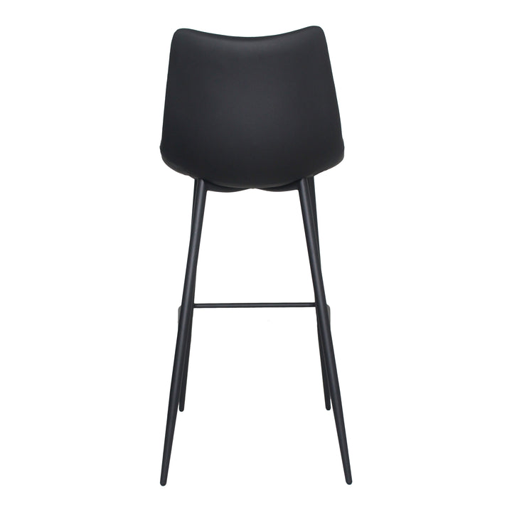 Moe's Home Collection - Alibi Barstool Matte Black - Set Of Two - UU-1003-02 | American Home Furniture