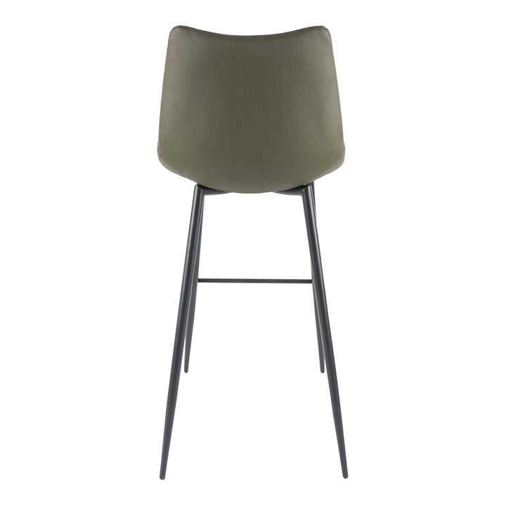 Moe's Home Collection - Alibi Barstool Dark Green - Set Of Two - UU-1003-27 | American Home Furniture
