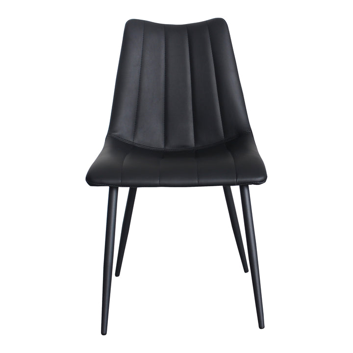 Moe's Home Collection - Alibi Dining Chair Matte Black - Set of 2 - UU-1022-02 | American Home Furniture