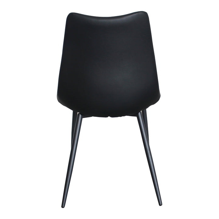 Moe's Home Collection - Alibi Dining Chair Matte Black - Set of 2 - UU-1022-02 | American Home Furniture