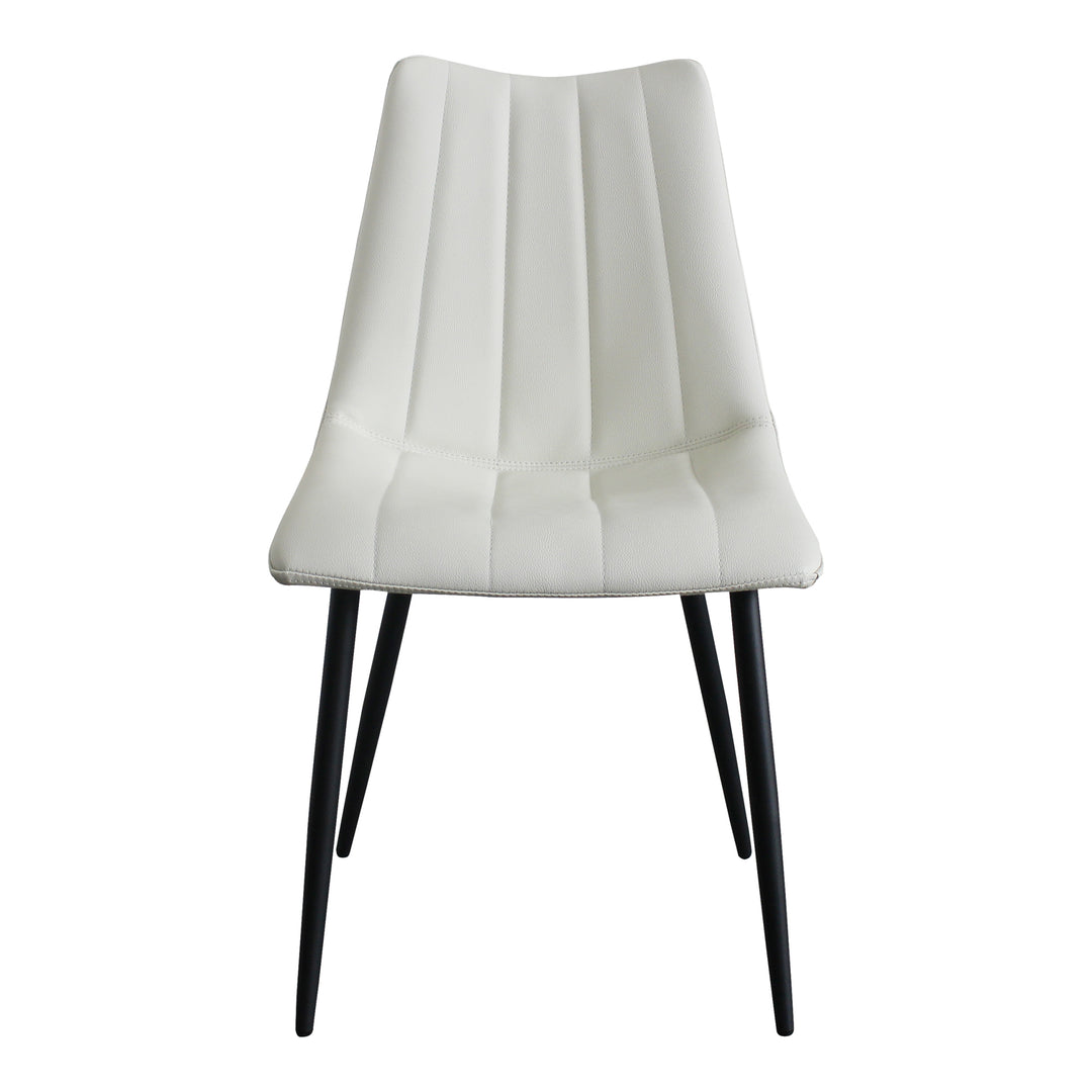 Moe's Home Collection - Alibi Dining Chair Ivory - Set of 2 - UU-1022-05 | American Home Furniture
