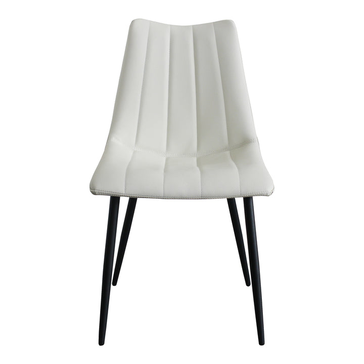 Moe's Home Collection - Alibi Dining Chair Ivory - Set of 2 - UU-1022-05 | American Home Furniture