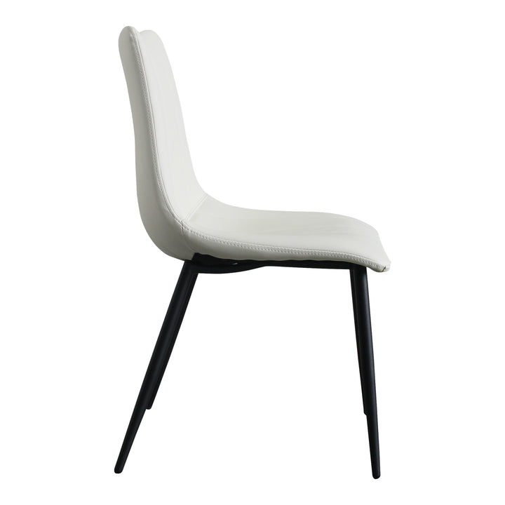 Moe's Home Collection - Alibi Dining Chair Ivory - Set of 2 - UU-1022-05 | American Home Furniture