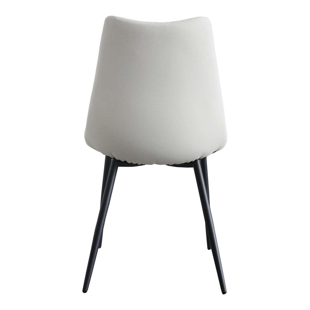 Moe's Home Collection - Alibi Dining Chair Ivory - Set of 2 - UU-1022-05 | American Home Furniture