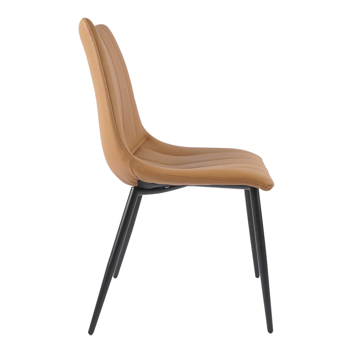 Moe's Home Collection - Alibi Dining Chair Tan - Set of 2 - UU-1022-21 | American Home Furniture