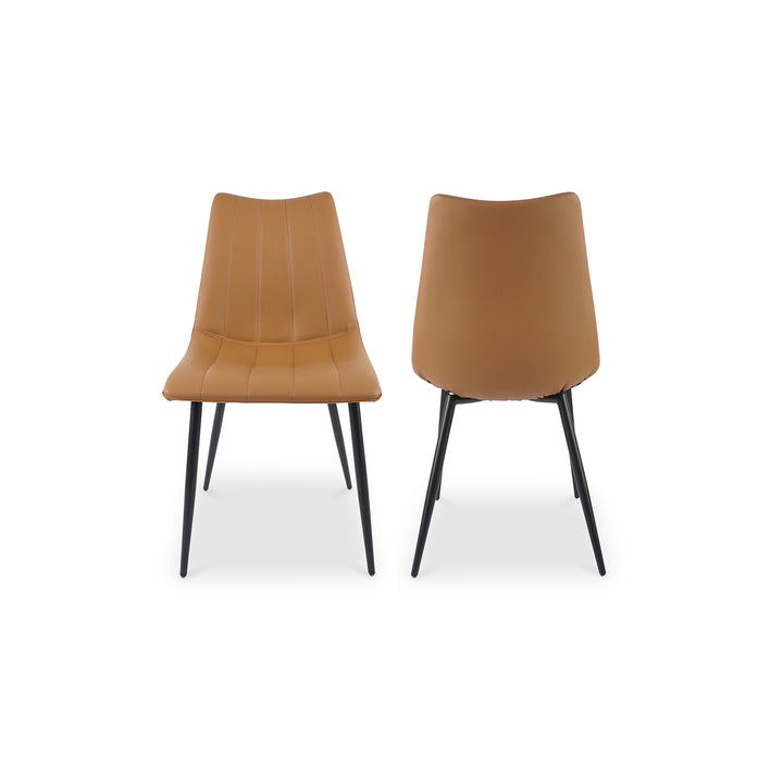 Moe's Home Collection - Alibi Dining Chair Tan - Set of 2 - UU-1022-21 | American Home Furniture
